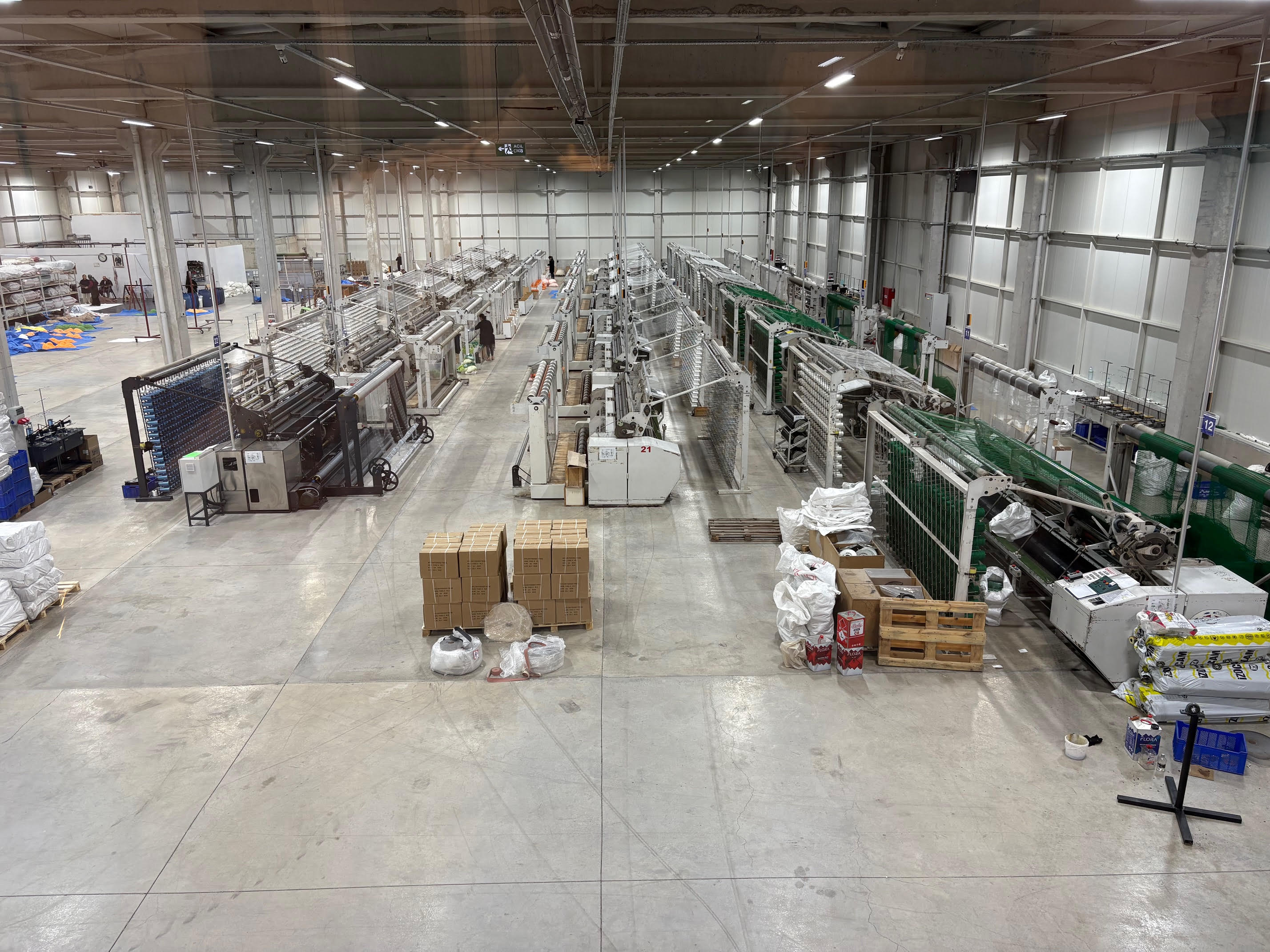 Fábrica Textil Alta Tecnología Turquía